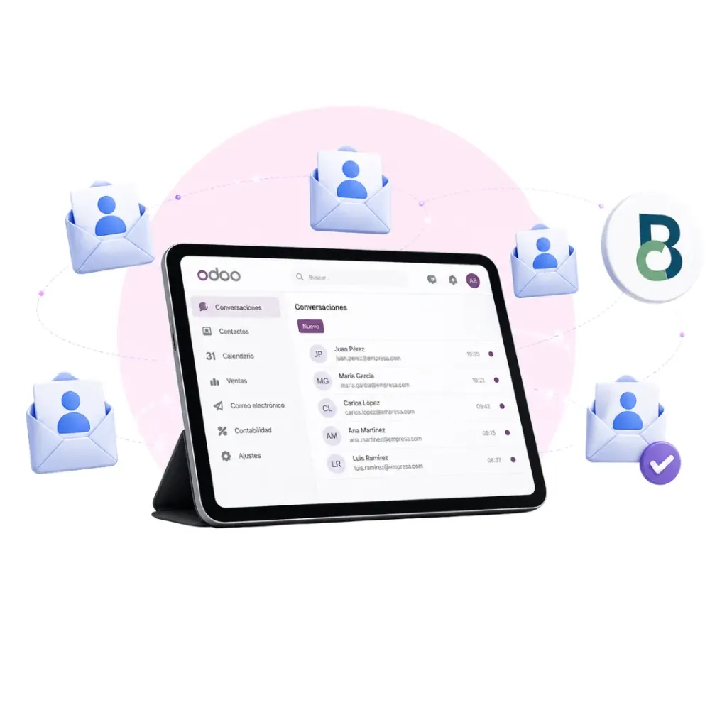 Conector creación buzones CorreoBox desde tu Odoo - GRATIS con tu Plan