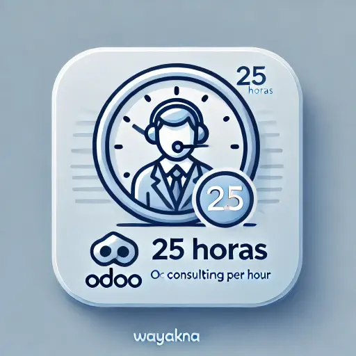 [ODOOHPACK0025] Plan Rastro - Paquete de 25 horas de consultoría funcional o técnica de Odoo